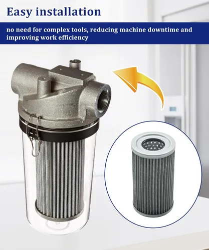 Vista 6 de 5062-100 Cleanable Wire Mesh Filter Compatible with Lenz DH-750 DH-1000 Medium Pressure in Line Filters Part,Replace5062-100V