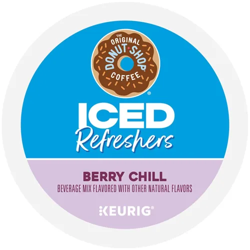 Vista 12 de The Original Donut Shop Iced Refreshers, Berry Chill, Brew Over Ice Cápsulas Keurig K-Cup de una sola porción, 60 unidades (6 paquetes de 10)