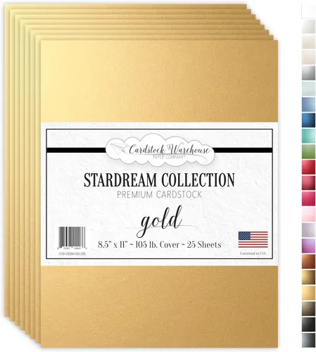 Vista 23 de Cardstock Warehouse Stardream - Papel de cartulina morado amatista - 25 hojas, 8.5 x 11 pulgadas - 105 libras / 284 GSM cartulina púrpura metálica