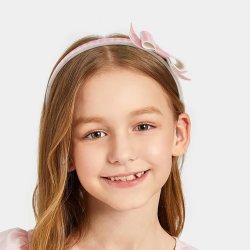 Vista 2 de Chanaco Diadema de orejas de gato, 5 unidades, diademas rosas para niñas pequeñas, diadema con lentejuelas con purpurina, linda diadema para niños