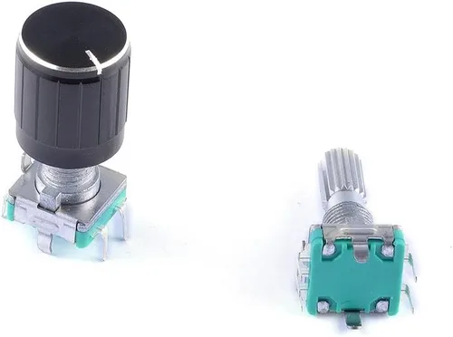 Vista 5 de CYT1100 - Interruptor de código de codificador giratorio de 360 grados, potenciómetro digital con botón pulsador, 5 pines y tapa de perilla