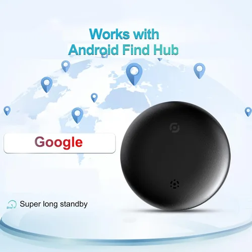 Vista 2 de Tracker Device for Vehicles – （Only Android） Strong Magnetic, No Monthly Fee, Waterproof, 365-Day Battery, Mini & Hidden Vehicle Tracker（1 Set）