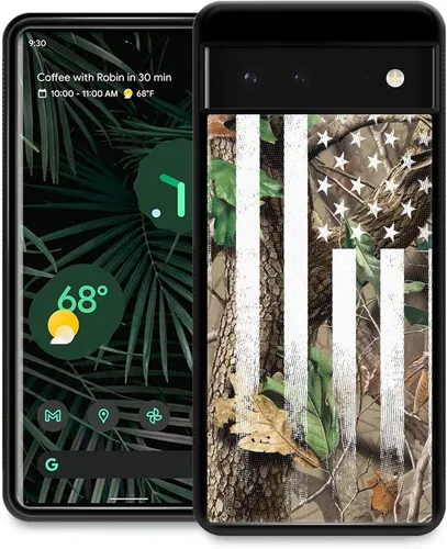 Vista 25 de CARLOCA Funda compatible con Google Pixel 6, diseño gráfico de moda a prueba de golpes, protección antiarañazos y caídas, Google Pixel 6 en blanco