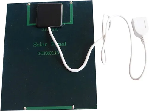 Vista 3 de Sunnytech 2w 6v USB mini panel solar módulo DIY polisilicio solar epoxi célula cargador B032