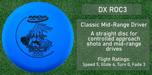 Vista 5 de Innova Disc Golf juego para principiantes –Los colores pueden variar 160-180 g – Putter de golf de disco, driver de golf de disco, rango medio