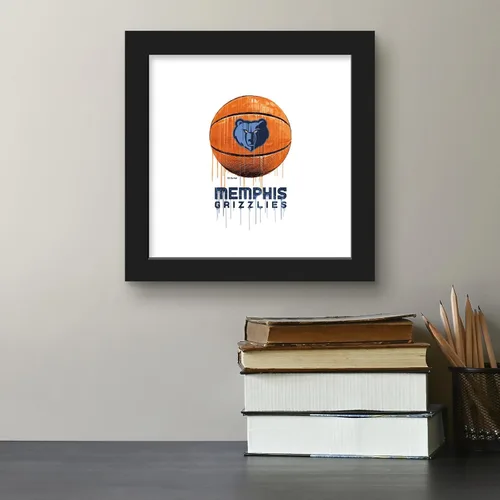 Vista 4 de Trends International Gallery Pops NBA Memphis Grizzlies - Póster de pared de baloncesto por goteo, 12.00 x 12.00 pulgadas, versión de marco negro