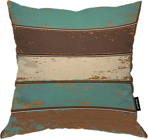 Vista 40 de Fundas de almohada de pintura artística, líneas abstractas amarillas y grises, fundas de almohada suaves, funda de cojín para sala de estar, cama