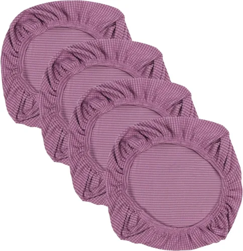 Vista 25 de Yikko - Fundas elásticas de jacquard con licra, con textura de grano de maíz, para sillas, aptas para oficina, comedor, bar, fundas para asientos