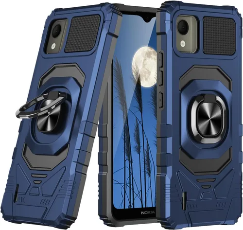 Vista 8 de TJS Compatible con Nokia C110 N156DL Funda de teléfono (negro)