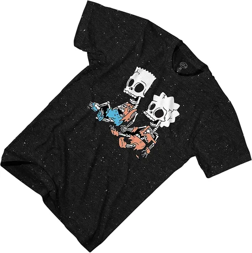 Vista 4 de The Simpsons Homer Simpson - Camiseta clásica Homer, Bart, Lisa para hombre