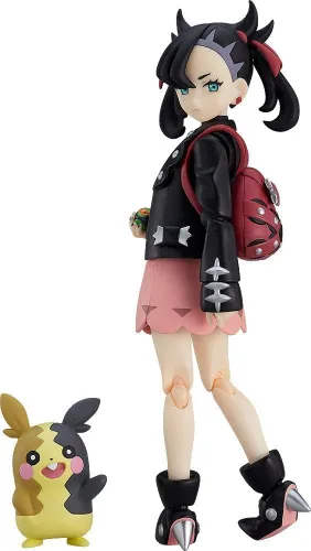 Vista 2 de Pokemon Center: Figura de acción de Figma Marnie con Morpeko