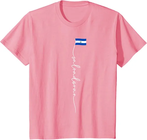 Vista 55 de Camiseta con la bandera salvadoreña de El Salvador