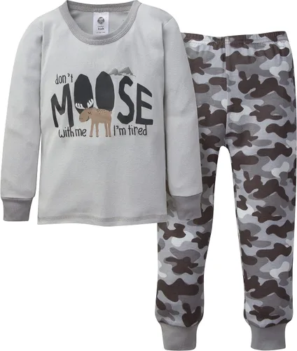 Vista 2 de Gerber Baby Boys' Toddler Snug Fit 4-Piece Pajama Set
