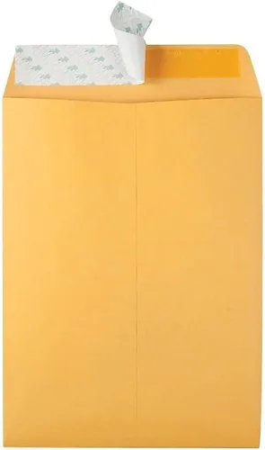 Vista 4 de Quality Park Sobres de catálogo de 9 x 12, paquete de 100 sobres de documentos con cierre autosellado, papel pesado de 28 libras, sobre autosellado