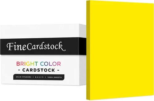 Vista 7 de Papel de alta calidad para tarjetas de colores, caja de 1000 hojas, cartulina de peso medio de 65 libras, perfecta para suministros escolares, artes