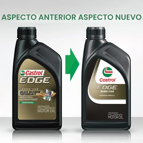 Vista 5 de Castrol EDGE Euro 5W-30 K Advanced - Aceite de motor sintético completo, 1 cuarto de galón, paquete de 6