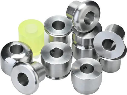 Vista 4 de Rodillo de cuentas que forma el conjunto 9 troqueles de metal 1 rollo de poliuretano que inclina el eje de 0.866 in Cr12