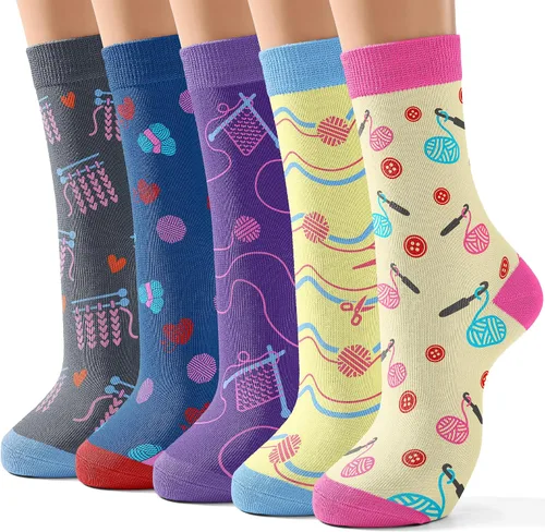 Vista 21 de Jeasona Calcetines lindos para mujer, divertidos regalos de cumpleaños de Navidad para mujeres, madres y adolescentes Funny Gifts as Birthday