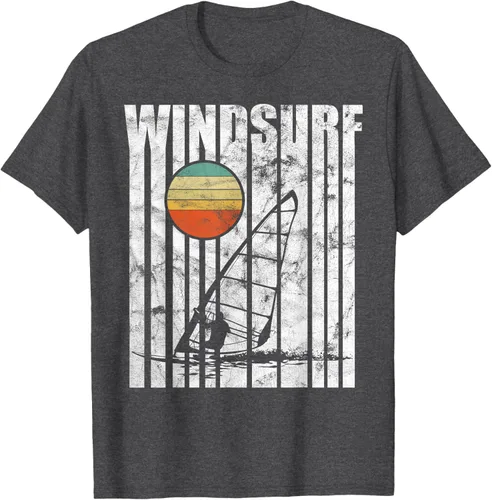 Vista 30 de Camiseta vintage de windsurf con regalo vintage de windsurf, Negro, S