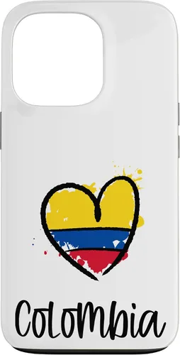 Vista 10 de Colombia Heart Art Cool South America Spanish Colombian Gift Case for iPhone 17