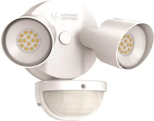 Vista 14 de Lithonia Lighting HomeGuard - 2 luces LED de inundación para exteriores, luces LED para exteriores, sensor de atardecer a amanecer, lúmenes Blanco