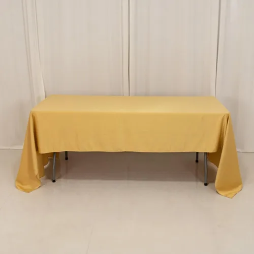 Vista 113 de Efavormart - Mantel rectangular de satén sin costuras, color azul polvoriento, 60 x 126 pulgadas Azul empolvado