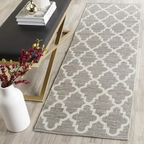Vista 25 de SAFAVIEH Montauk Collection - Alfombra decorativa, 2 pies 3 pulgadas x 3 pies 9 pulgadas, beige y marfil, hecho a mano, de algodón enrejado, ideal