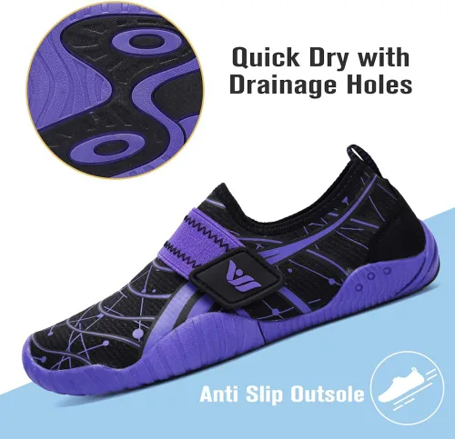 Vista 3 de CIOR Zapatos de agua ligeros para niños y niñas, tenis acuáticos para la playa (niños pequeñosniños grandes)