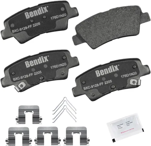 Vista 277 de Bendix Priority1 CFC154 - Juego de pastillas de freno de disco para Avanti II, Century, LeSabre, Regal, Riviera, chasis comercial, DeVille