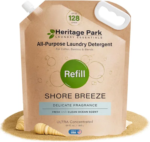 Vista 18 de Heritage Park - Detergente para ropa de lujo Detergente para ropa natural y enzimático probado por dermatólogos, a base de plantas, respetuoso
