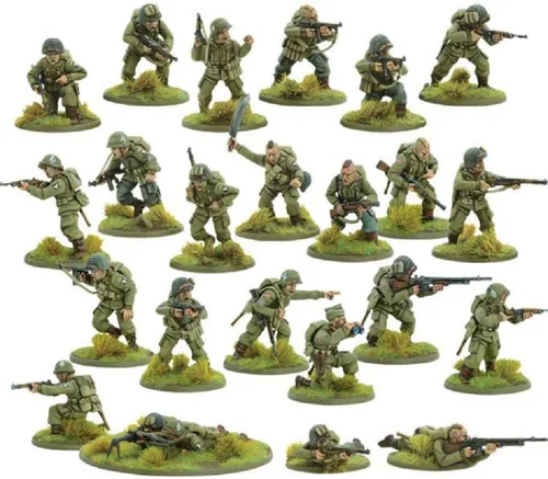 Vista 2 de Warlord Bolt Action Starter Set - Juego de guerra de Band of Brothers – Juegos de mesa de estrategia de juego de rol para adultos, juego de mesa