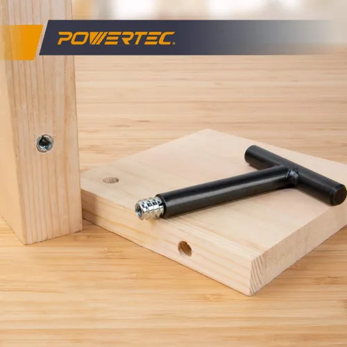Vista 5 de POWERTEC 71383 T-Wrench Herramienta de instalación de inserción roscada 1/4 20 con mango en forma de T