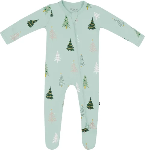 Vista 112 de KYTE BABY Pies unisex con cierre de cremallera, rayón hecho de bambú, 0-24 meses