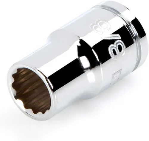 Vista 52 de TEKTON Unidad de 3/8 pulgadas x 1 pulgada de profundidad de 12 puntos de enchufe SHD13225