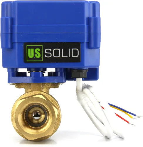 Vista 12 de U.S. Solid CR-02 Válvula de bola motorizada, 3 cables, Gris, 2.00watts, 12.00 volts
