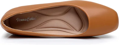 Vista 4 de VenusCelia Zapato plano con punta de baldosa para mujer