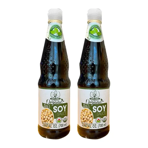 Vista 10 de Healthy Boy Brand - Paquete de 2 botellas de vidrio de pasta de soja de 23.67 onzas líquidas + 12 pares de palillos redondos de bambú desechables