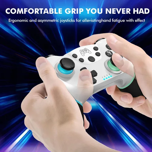 Vista 4 de Zakgbxbig Controller for Switch, Wireless Pro Controller for Switch Lite, Controller for Switch Remote Gamepad Joystick, Turbo and Dual Vibration