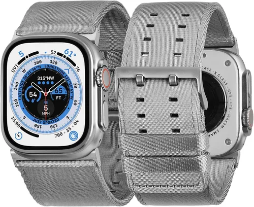 Vista 15 de Tefeca Correa Dual Series Compatible con Apple Watch Ultra 2/Ultra 49mm, Series 10 46mm, Series 9/8/7 45mm, SE2/SE/6/5/4 44mm