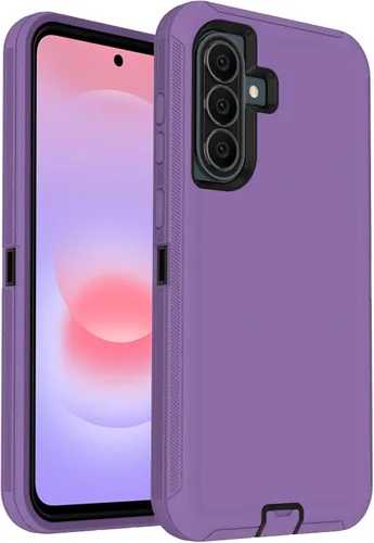 Vista 20 de Funda para teléfono Samsung Galaxy A16 5G, 3 capas de protección contra caídas de 16 pies, con cubierta de puerto a prueba de polvo, funda