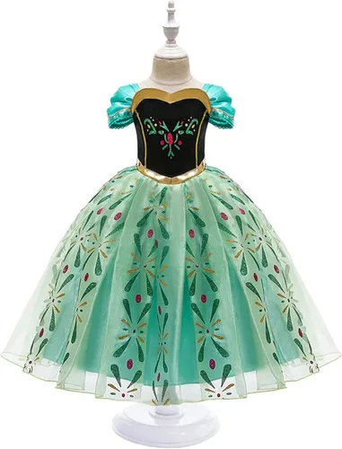 Vista 2 de IDOTTA Disfraz de princesa, disfraz de cosplay para niñas, fiesta, concurso, cumpleaños, Halloween, Navidad con accesorios