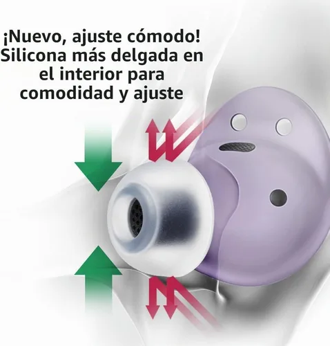 Vista 2 de AZLA SednaEarfit MAX para Galaxy Buds 2 Pro Phantom Black (S/MS/M), puntas de auriculares para auriculares inalámbricos, puntas de repuesto