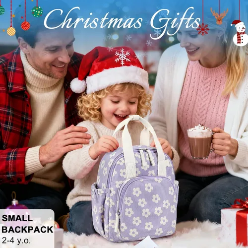 Vista 2 de Bluboon Mochila infantil para niñas y niños de 2 a 4 años, lindas mochilas de 12 pulgadas para preescolar, mochilas para guardería, escuela, viajes