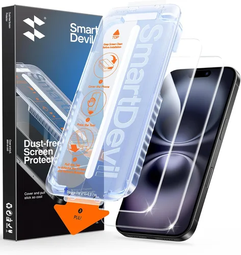 Vista 25 de SMARTDEVIL Paquete de 2 protectores de pantalla de privacidad para iPhone Air, vidrio templado 9H antiespía de 28°, resistente a impactos