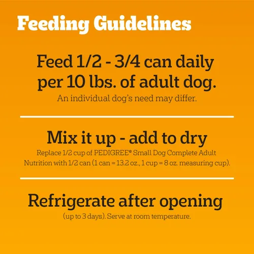 Vista 10 de Pedigree - Alimento húmedo para perros pequeños, pollo, 13.2 onzas, 12 unidades More protein than adult recipes, supports healthy skin & coat