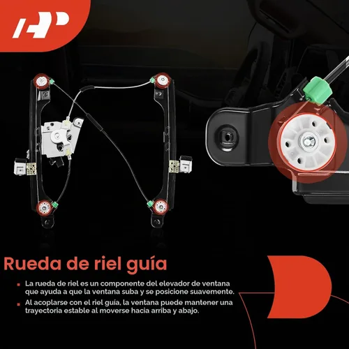 Vista 5 de A-Premium Elevalunas eléctrico con motor compatible con Cadillac SRX 2010-2015 Saab 9-4X 2011 delantero izquierdo del lado del conductor
