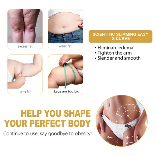 Vista 6 de Crema Abdomen y Cintura, Grasa Abdominal para Mujer Masajeador Crema, Una loción de Masaje Adecuada para Muslos, Abdomen y Glándalos