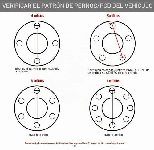 Vista 4 de Espaciadores de rueda centrados forjados 5x120 forjados de 1 pulgada M14x1.5 pernos 66.9