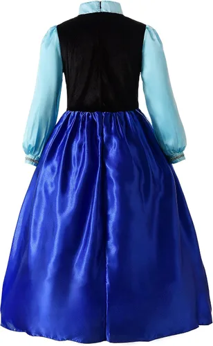 Vista 4 de Vgolar Disfraz de princesa para niñas disfraz de fiesta con accesorios