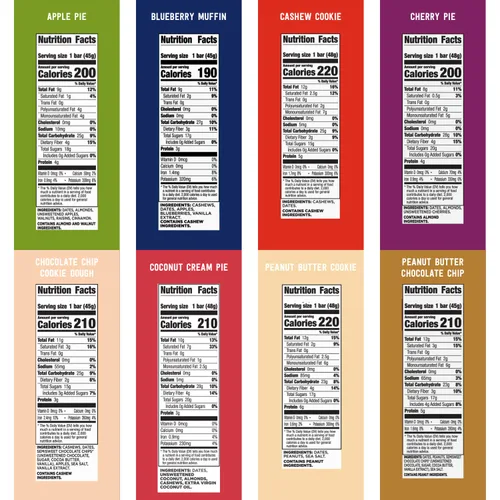Vista 2 de Larabar - Barras de snack sin gluten, caja variada, veganas, 8 sabores, 1.7 oz, 16